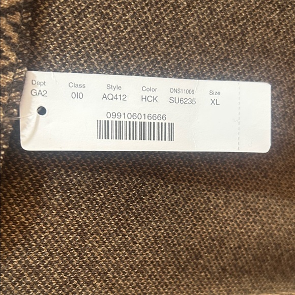 J Crew NWT Brown Herringbone Women's sweater jacket - Picture 3 of 4